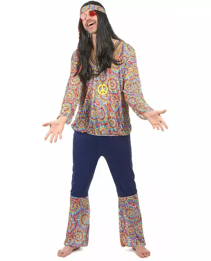 Psychedelický hippie kostým pro muže