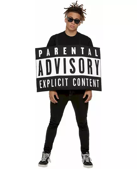 Humorný kostým Parental Advisory pro dospělé