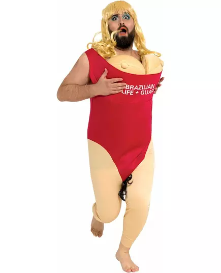 Plus size humorný plavčík kostým pro muže