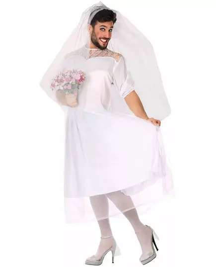 Vtipný kostým nevěsty pro muže
