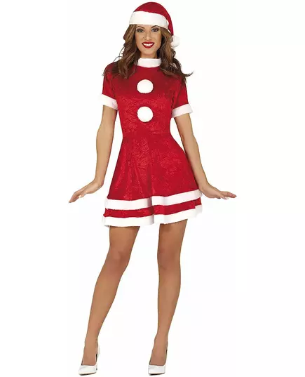 Sexy kostým Mother Christmas pro ženy, Velikost: X-Small/Small (36-38)