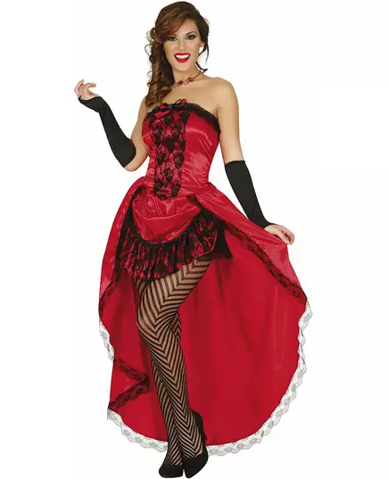 Červený burleskní kostým miss pro ženy, Velikost: X-Small/Small (36-38)