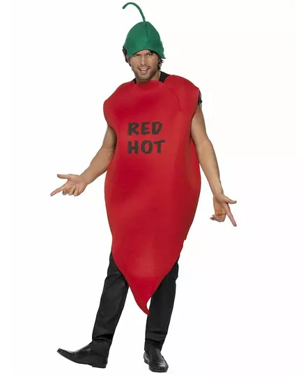 Kostým červené chilli papričky pro dospělé