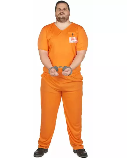 Vězeňský kostým pro dospělé – velká velikost