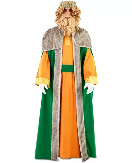 Deluxe yellow Gaspard Mage King kostým pro dospělé