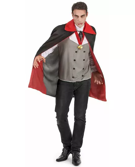 Šedý upírský kostým pro muže na Halloween