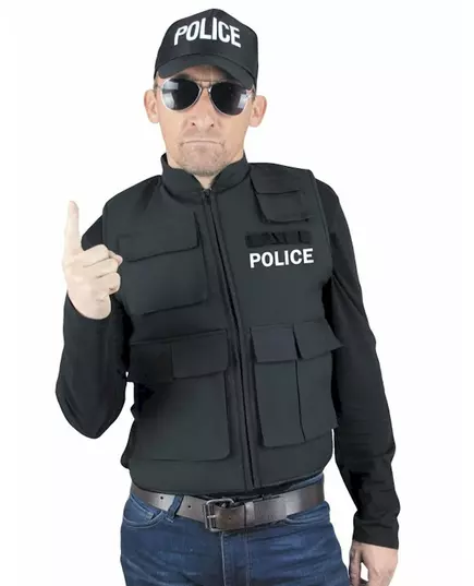Falešná neprůstřelná policejní vesta pro dospělé