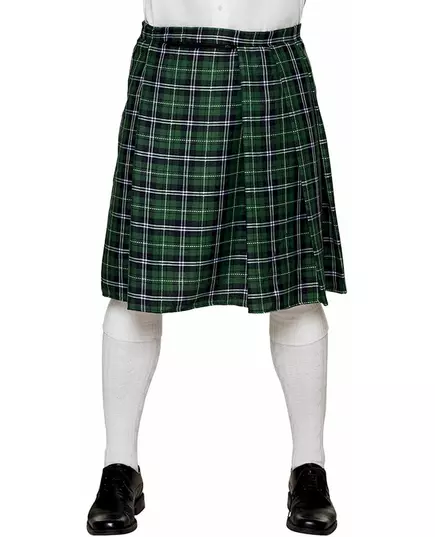 Zelený skotský kilt pro muže