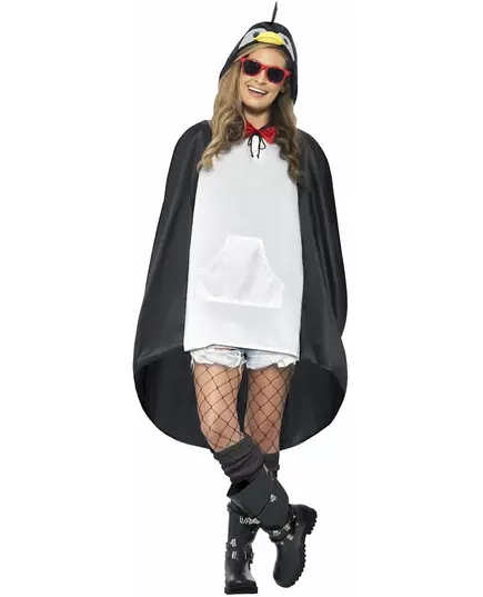 Tučňáčí pončo pro dospělé