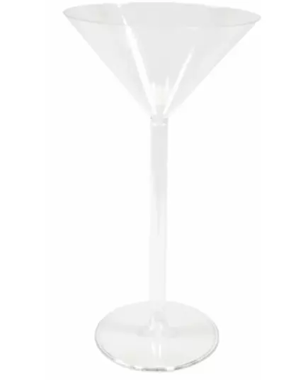 Plastová váza ve tvaru maxi martini sklenice na stopce 46 cm