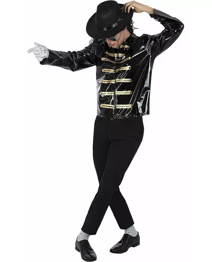 Černá bunda Michael Jackson pro dospělé, Velikost: Small/Medium