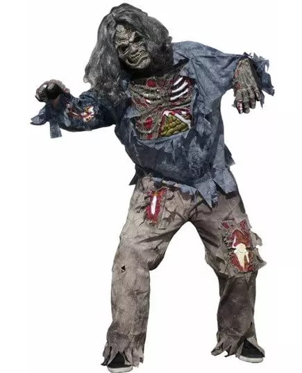 Děsivý zombie kostým pro muže Halloween