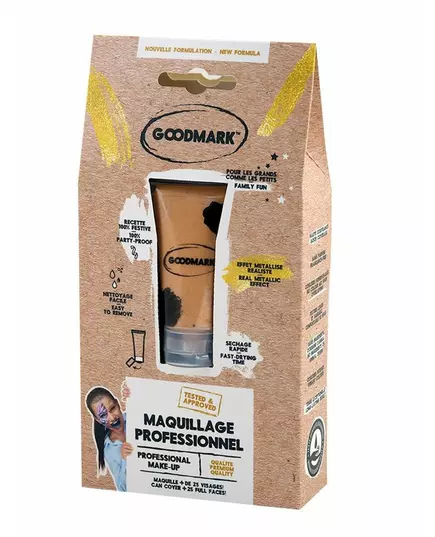 Profesionální vodou ředitelný make-up krém 20 ml, Barva: Stříbrná