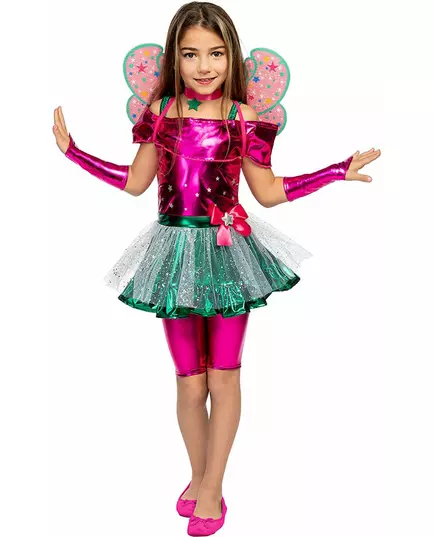 Kostým Flora Winx pro dívky, Velikost: 3-4 let