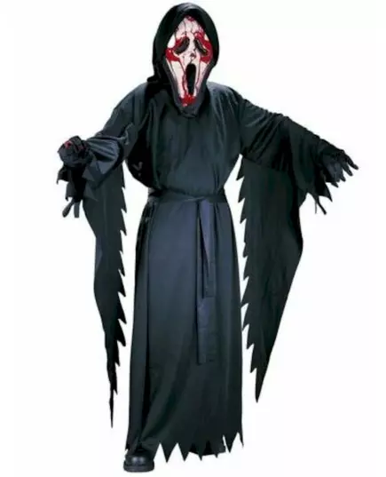 Dětský kostým Ghost Face – Scream (krvavý), Velikost: 12-14 let (139-152 cm)