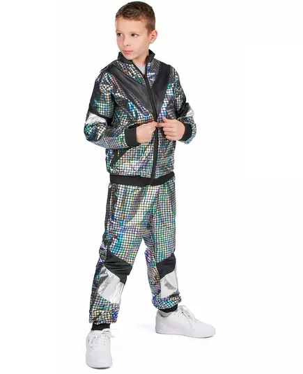 Teenagerský disco jogging kostým 80. léta, Velikost: 11-13 let (158 cm)