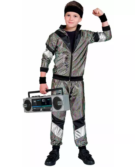 Dětský disco jogging kostým 80. léta