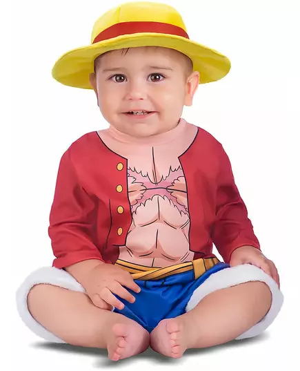 Kostým Luffy One Piece pro miminko, Velikost: 1-2 let (80 - 92 cm)