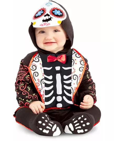Mini kostým kostry pro miminka Day of the Dead