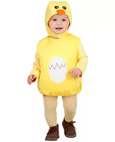 Kostým žlutého kuřátka pro miminko