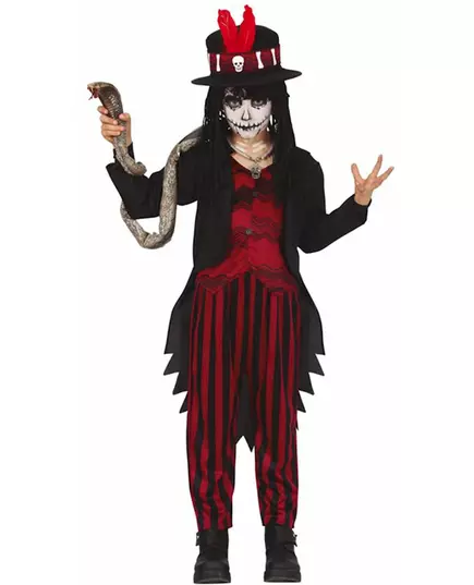 Mystický voodoo kostým pro chlapce, Velikost: 5-6 let (110-115 cm)