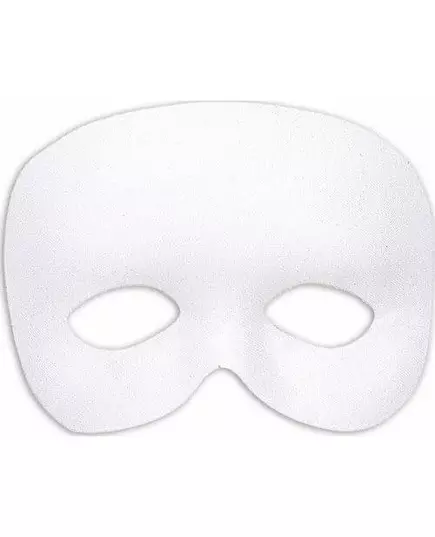 Bílá polomaska pro dospělé