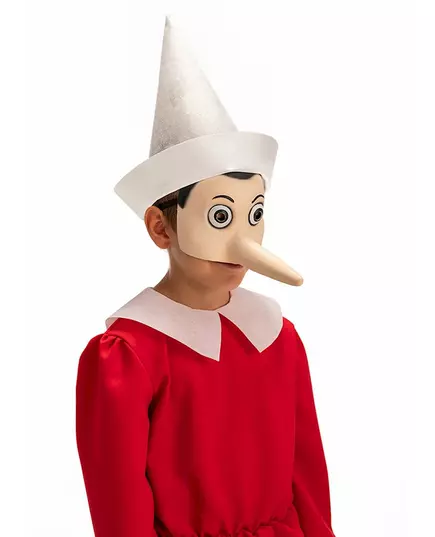 Latexová polomaska Pinocchio pro dospělé
