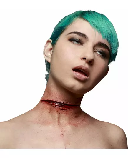 Falešné zranění podříznuté hrdlo pro dospělé Halloween