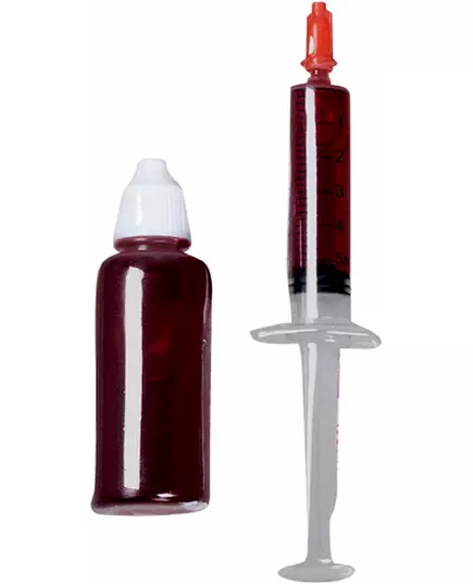 Sada Horror Nurse 5 ml stříkačka a 28 ml lahvička