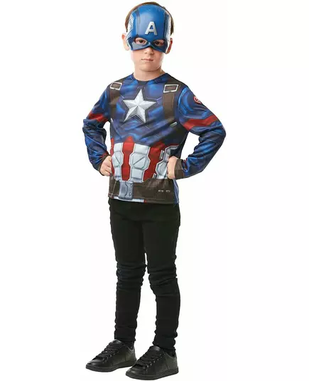 Dětská sada Captain America – triko a maska