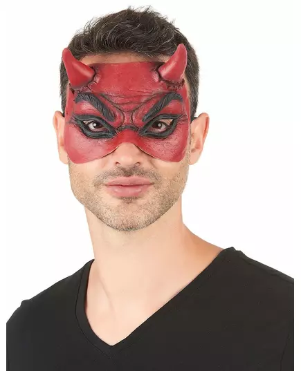 Latexová maska démon – vlk pro dospělé