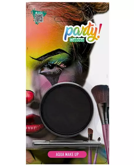 Černý vodou ředitelný make-up 12 g