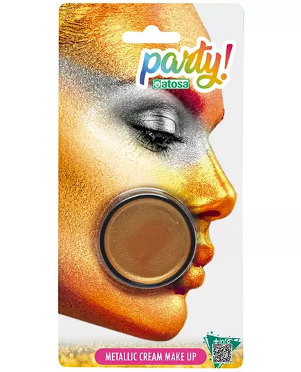 Zlatý metalický make-up