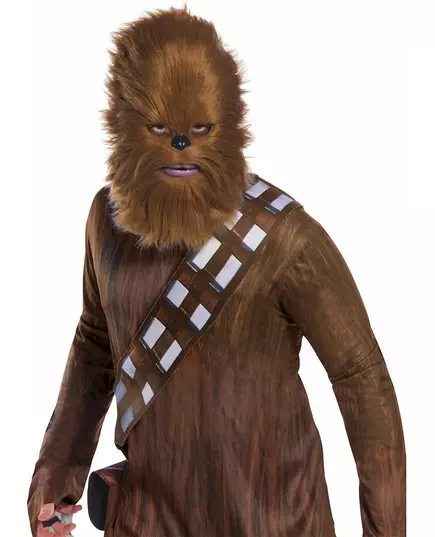 Kožešinová maska Chewbacca Star Wars pro dospělé
