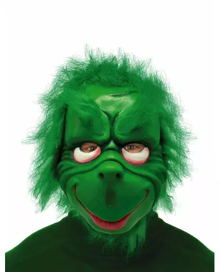 Maska „Grumpy Green Christmas Creature“ pro dospělé