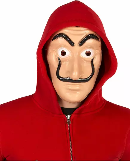 Maska zloděje červená pro dospělé