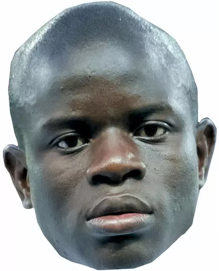 Kartonová maska N’golo Kanté
