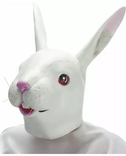 Latexová králičí maska pro dospělé