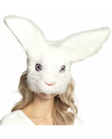 Plyšová maska králíka pro dospělé
