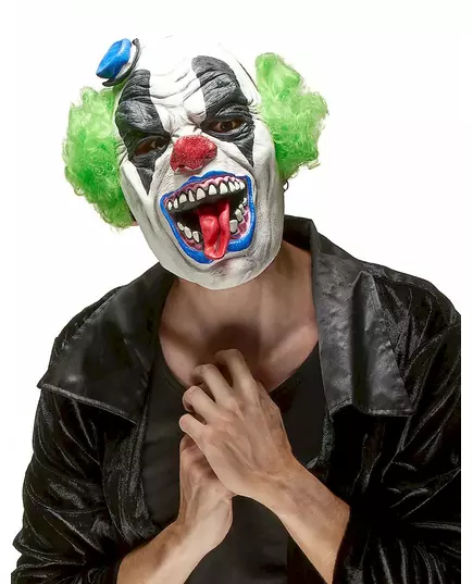 Děsivá latexová maska klauna pro dospělé Halloween