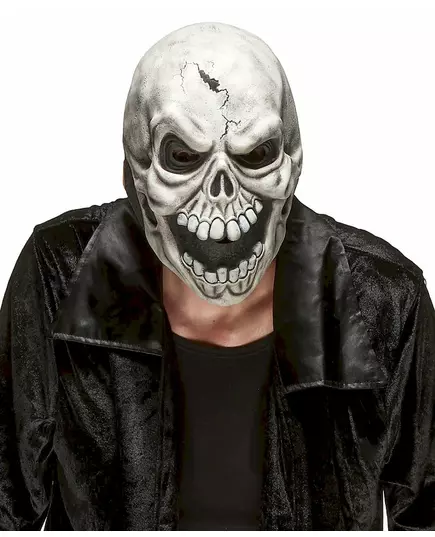 Děsivá latexová maska lebky pro dospělé Halloween