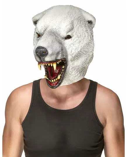 Latexová maska ledního medvěda pro dospělé