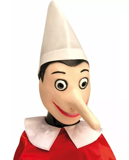 Latexová maska Pinocchio pro dospělé