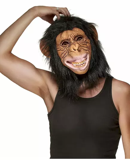 Latexová maska opice pro dospělé
