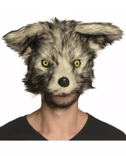 Plyšová maska vlkodlaka pro dospělé