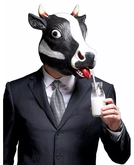 Maska rohaté krávy pro dospělé