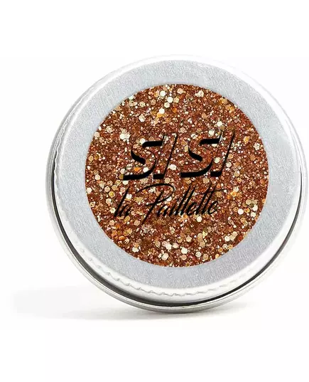 Metalicky oranžový biologicky rozložitelný třpyt – Yes, yes, glitter