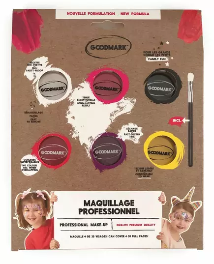 Profesionální vodová paleta pro holky 6 × 4 g