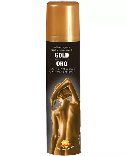 Zlatý třpytivý body sprej 75ml