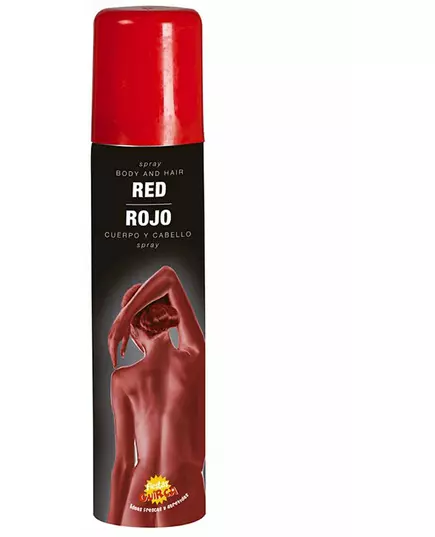 Červený tělový sprej 75 ml